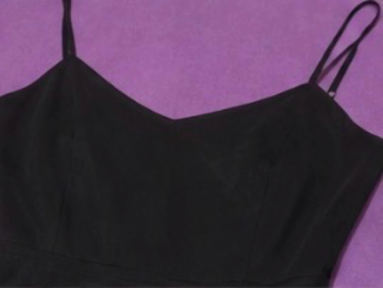 Robe noire Tissaia asymétrique voile transparent – Taille 42 – photo 5